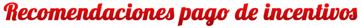 Pago incentivos del DPS